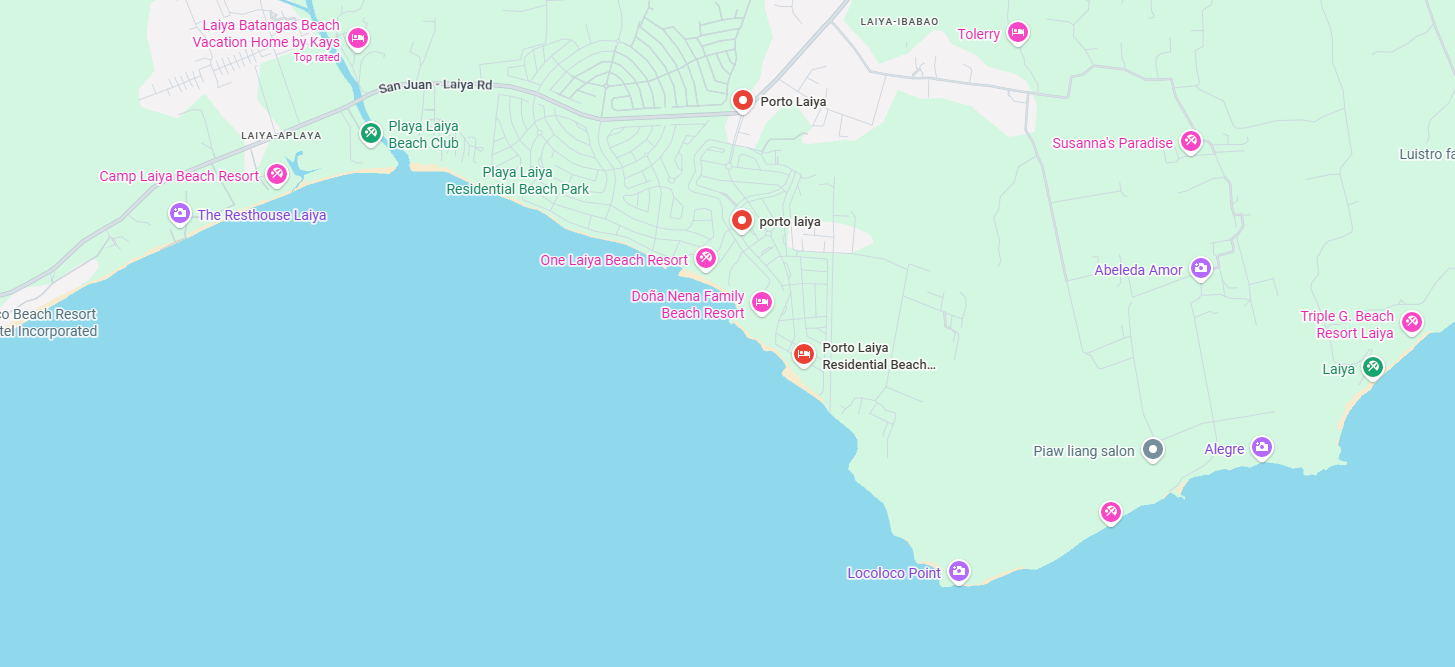 Transportation location map